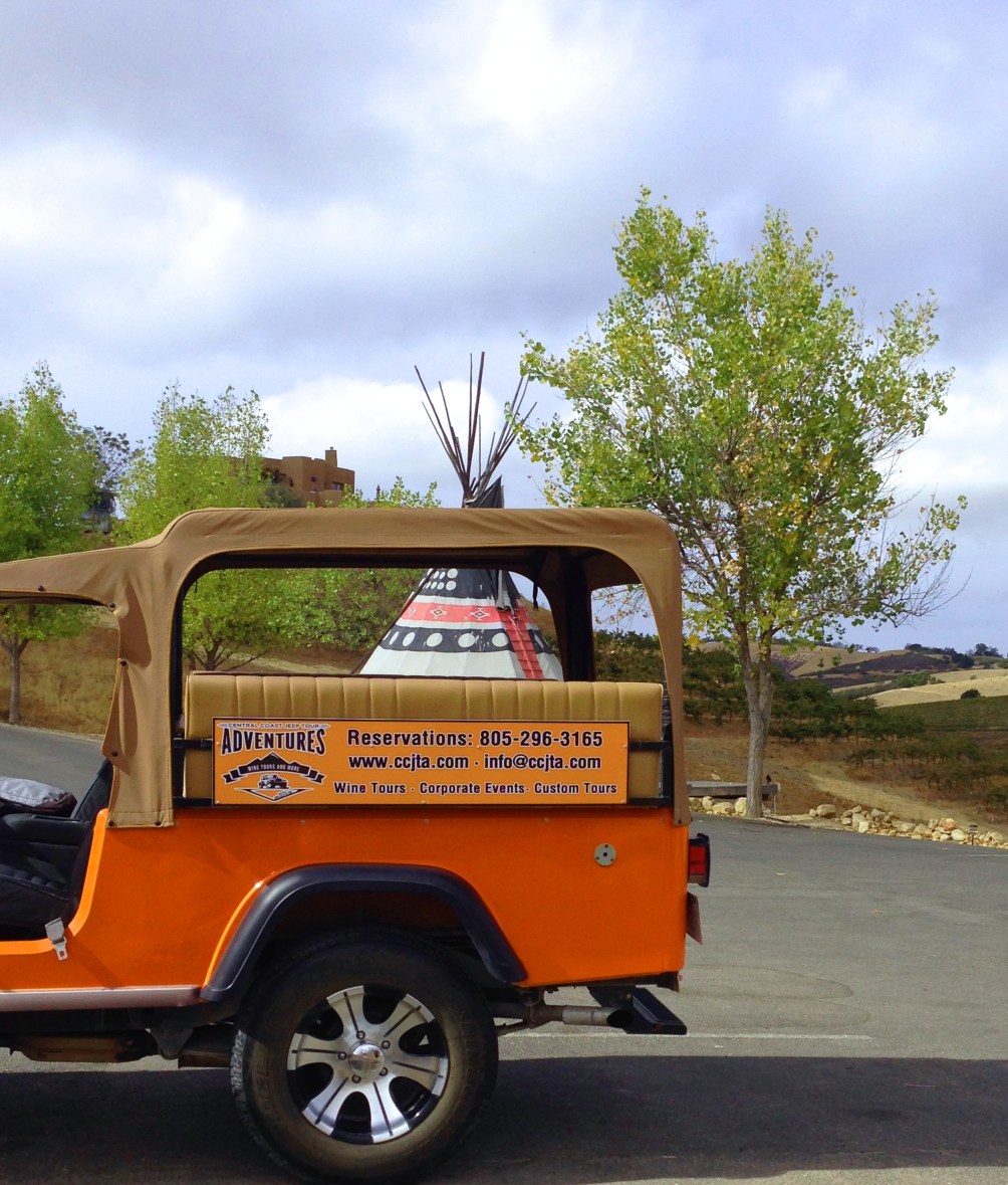 CCJTA Jeep and Wild Coyote TeePee