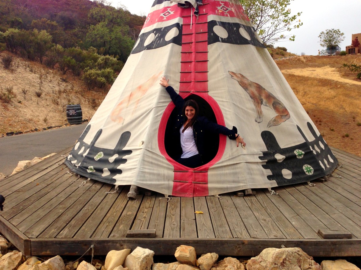 Me in the TeePee
